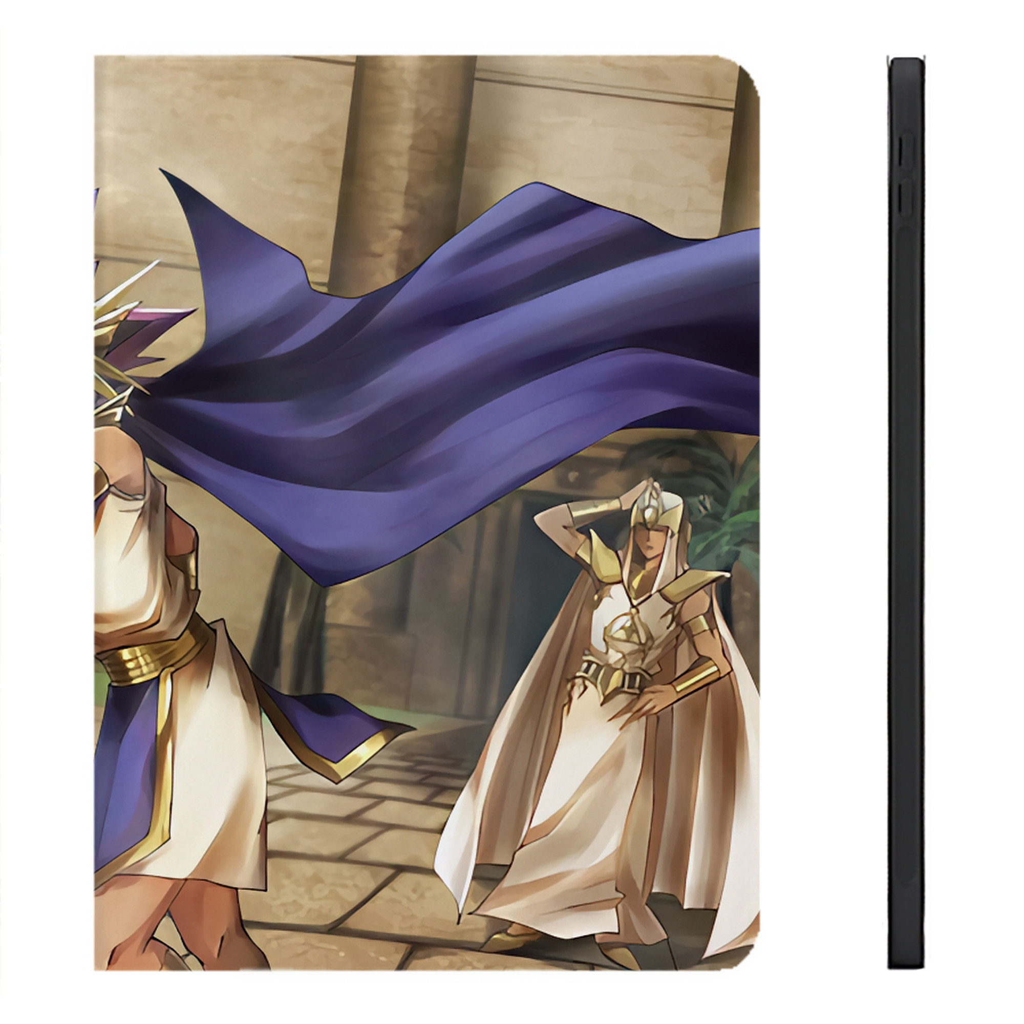 （画像用） 遊☆戯☆王 Yu-Gi-Oh! IPadケース ペンホルダー付き ブックスタイルデザイン